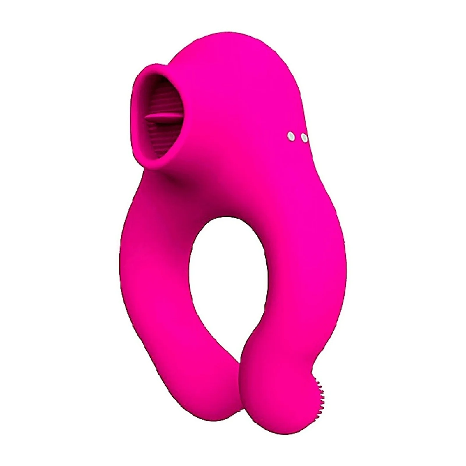 Couples Share Vibrating Tongue Licking Semen Locking Penis Rings For Men Tongue Licking Stimulation Massage Rings Sex Toys
