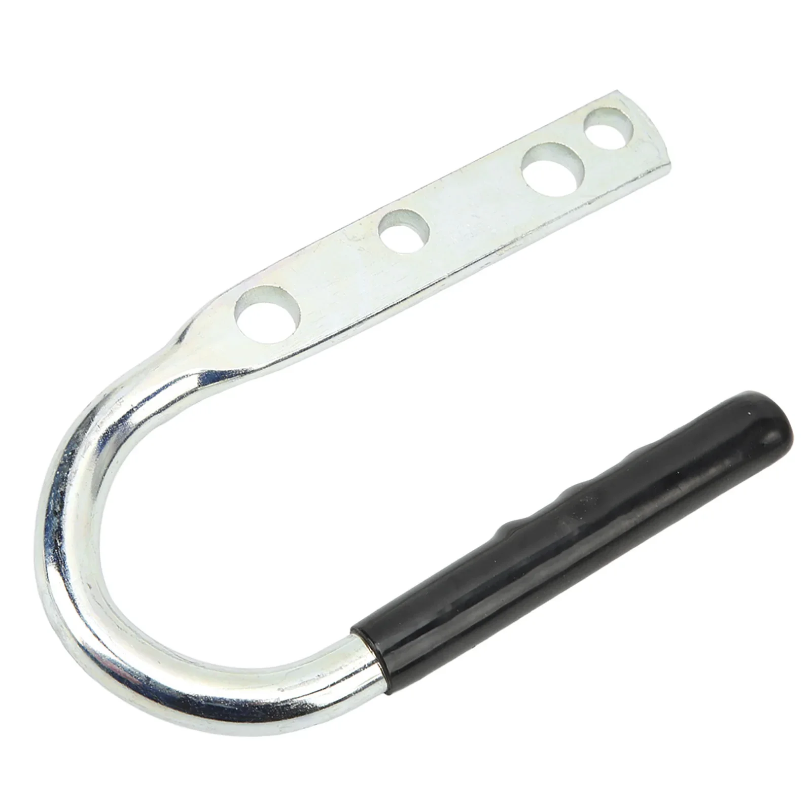 Trailer Coupler Lift Handle Galvanized Steel Rubber Tongue Handle for RV Caravan Boat