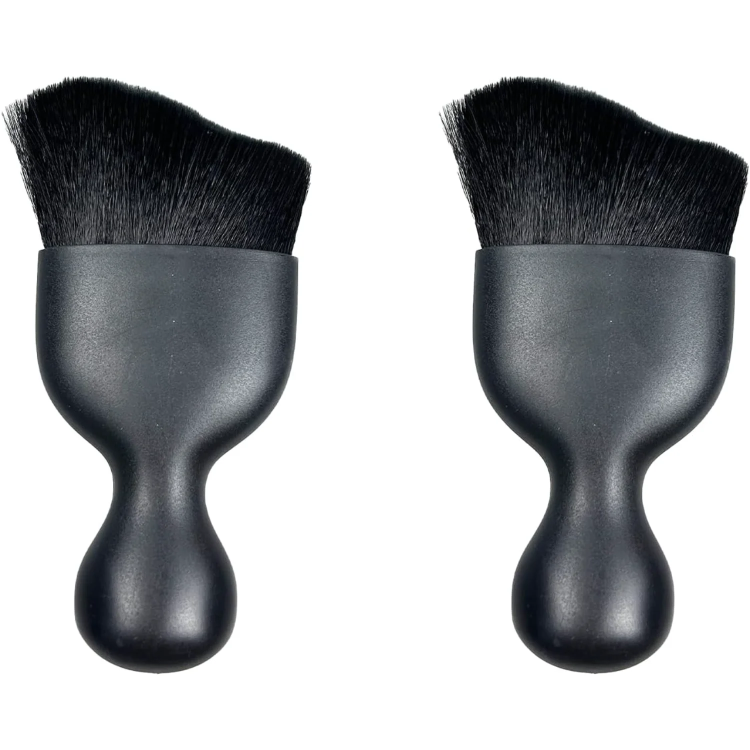 2 PCS Automotive Cleaning Brushes - Soft Bristles, Curved Design for Air Vents, Dashboards, Engines, Computers - Perfect for Car