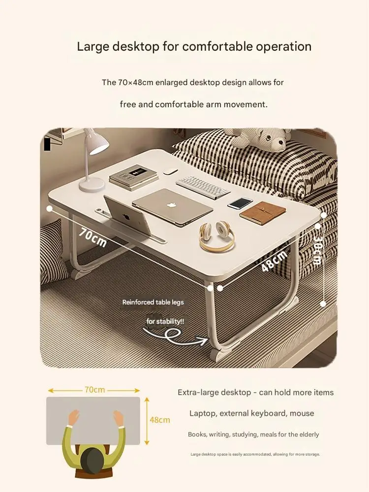 Small table computer desk notebook bed table home bed foldable bay window dormitory study table