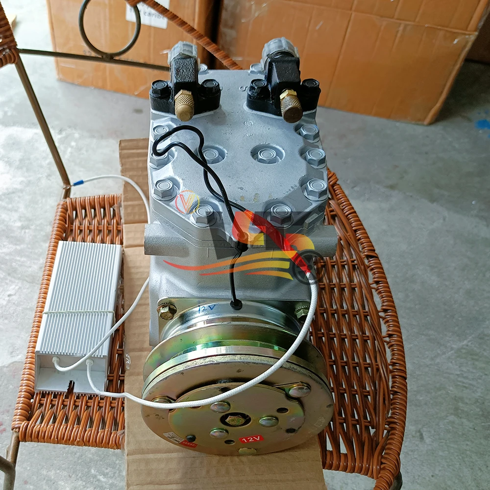 Conditioning Compressor For Mit su bis hi Fighter Truck Fuso Canter Car Air Conditioning Compressor R404A Cr2211-a Td22