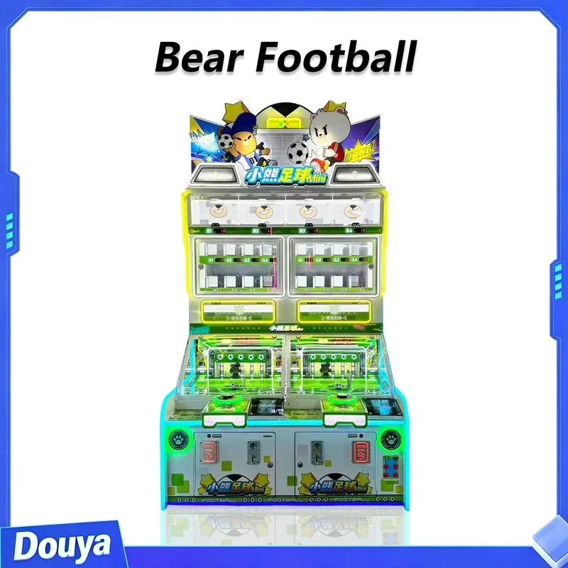 Bear Football - Indoor Family Dual-Player Ball-Throwing Game with Gift Prizes As Entertainment Equipment for Playtime