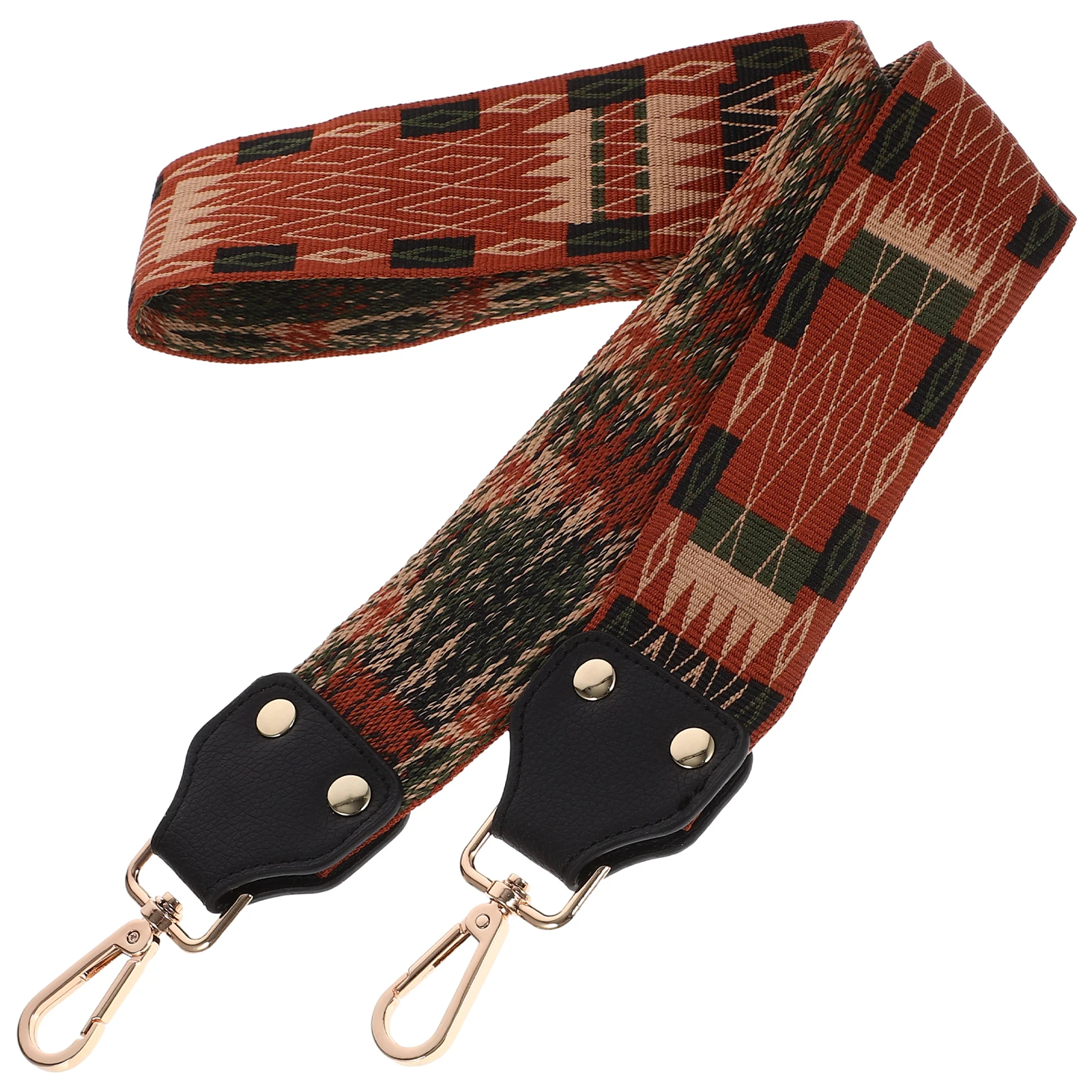

Guitar Handbag Strap Durable Canvas Embroidery Roman Style Adjustable Shoulder Ukulele Webbing For Acoustic Electric Bass