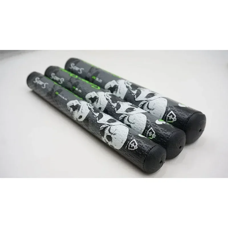 New 10pcs 2.0/3.0/5.0 Skull Print Golf Club Handle Putter PU Non-slip Wear-resistant Golf Club Grip Men and Women Grip 골프연습그립