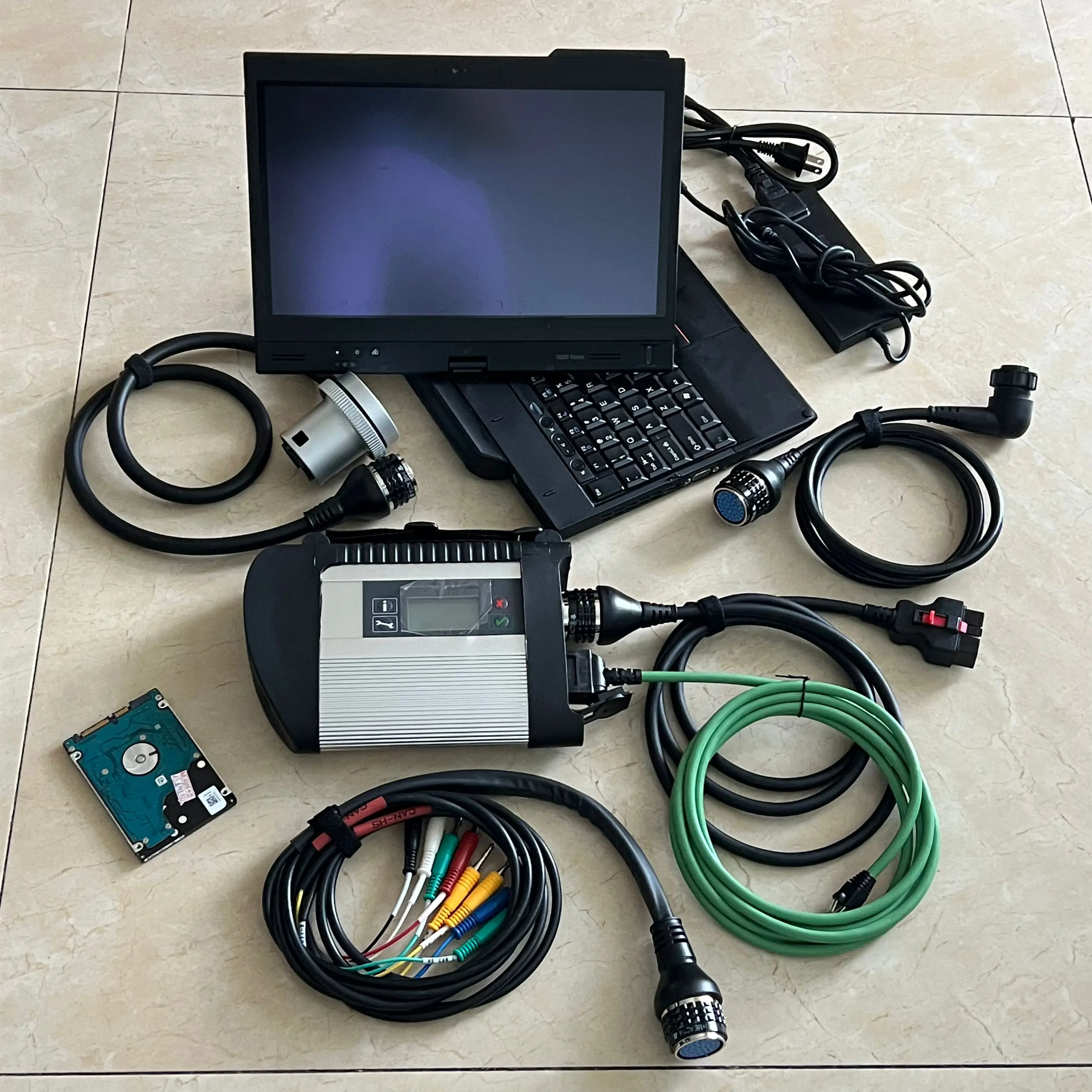 Auto Diagnostic Scanner MB Star SD Connect Compact 4 with software 06.2026v HDD in Laptop X220t i5 mulit-languages