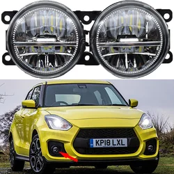 2PCS Car LED Fog Light Daytime Running FogLights Fog Lamps For Suzuki Swift Sport 2007-2015 2016 2017 2018 2019 2020 Fog Lights