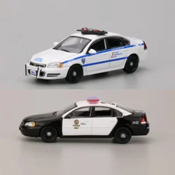 596 Model 1/64 Scale Impala Police Alloy Car Model Classics Adult Souvenir Gift Static Display