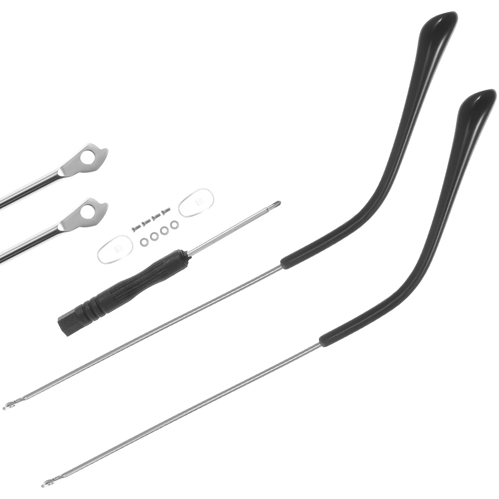 

1Pair Universal Glasses Arm Legs Replacement Temple for Eyeglasses Sunglasses Reading Glasses Easy Install Comfort Fit Nonslip