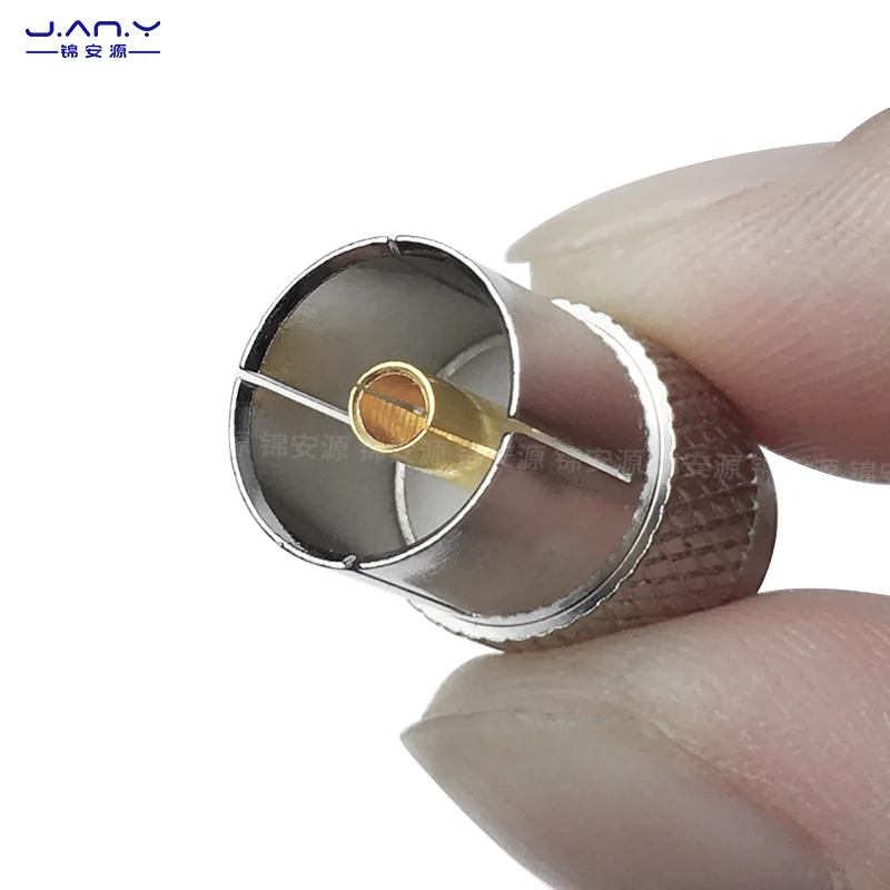 75 Ohm Mcx Naar Tv Adapter Set Top Box Tv Antenne Rf Signaal Hoge Frequentie Winst Koper Vergulde Iec Vrouw Naar Mcx Man