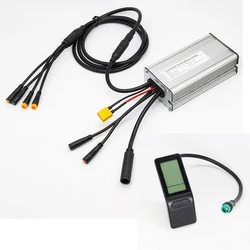 Waterproof KT EBike Controller 48v 500W 350W for Hub Motor Compatible with LCD3 LCD4 LCD5 Electric Bike Display