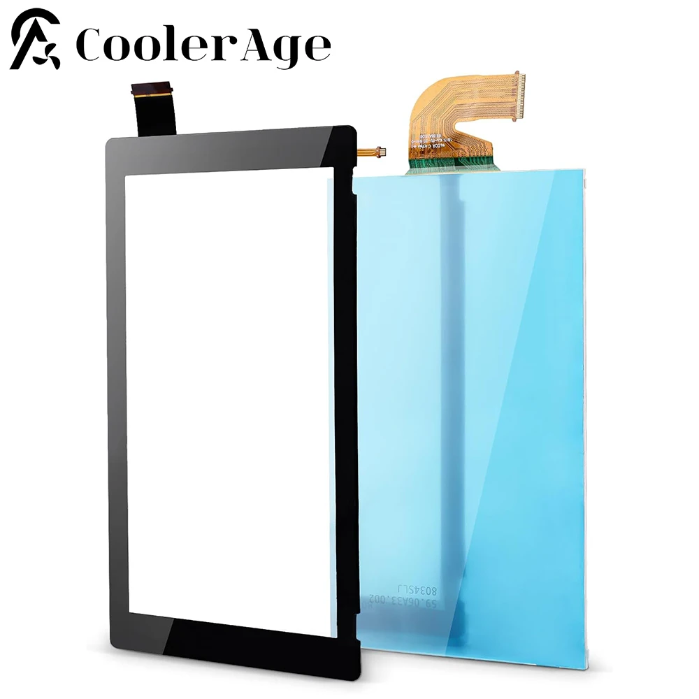 

CoolerAge LCD Screen and Digitizer Touch Screen Replacement Parts for Nintendo Switch (HAC-001)