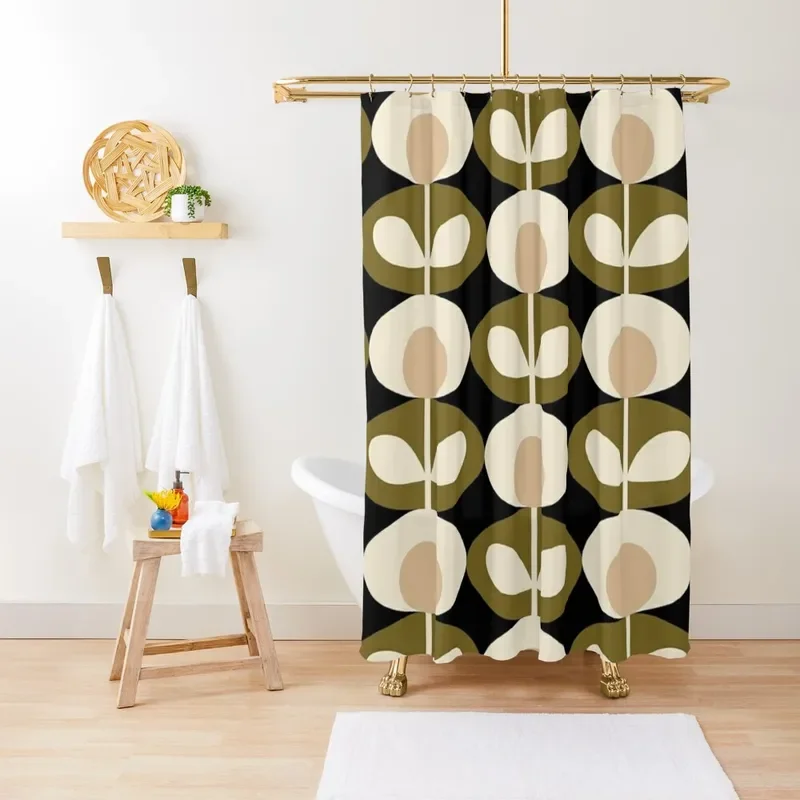 Orla Kiely Fabric Shower Curtain Curtains For Bathroom