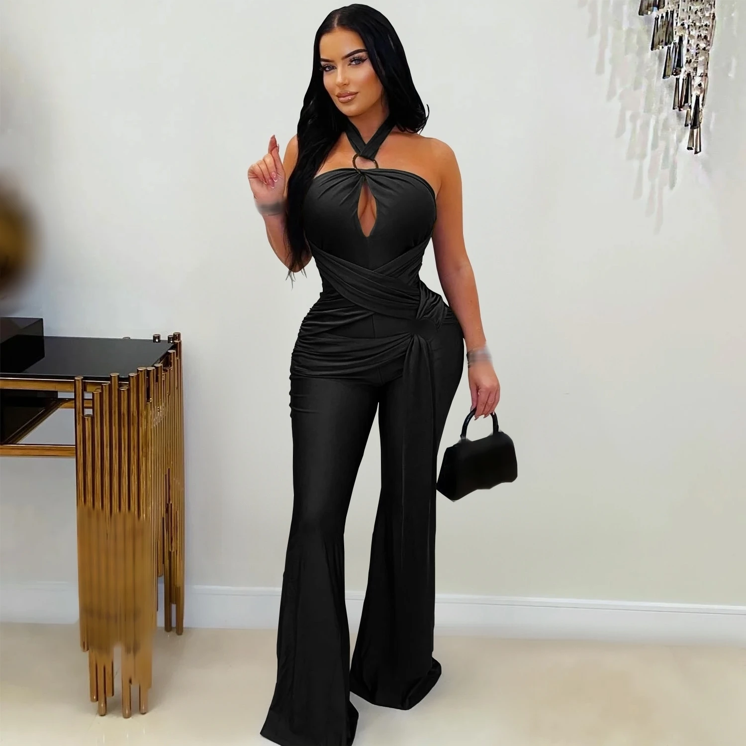 jumpsuit wanita one piece overall pakaian wanita pakaian musim gugur romper wanita celana jumpsuit