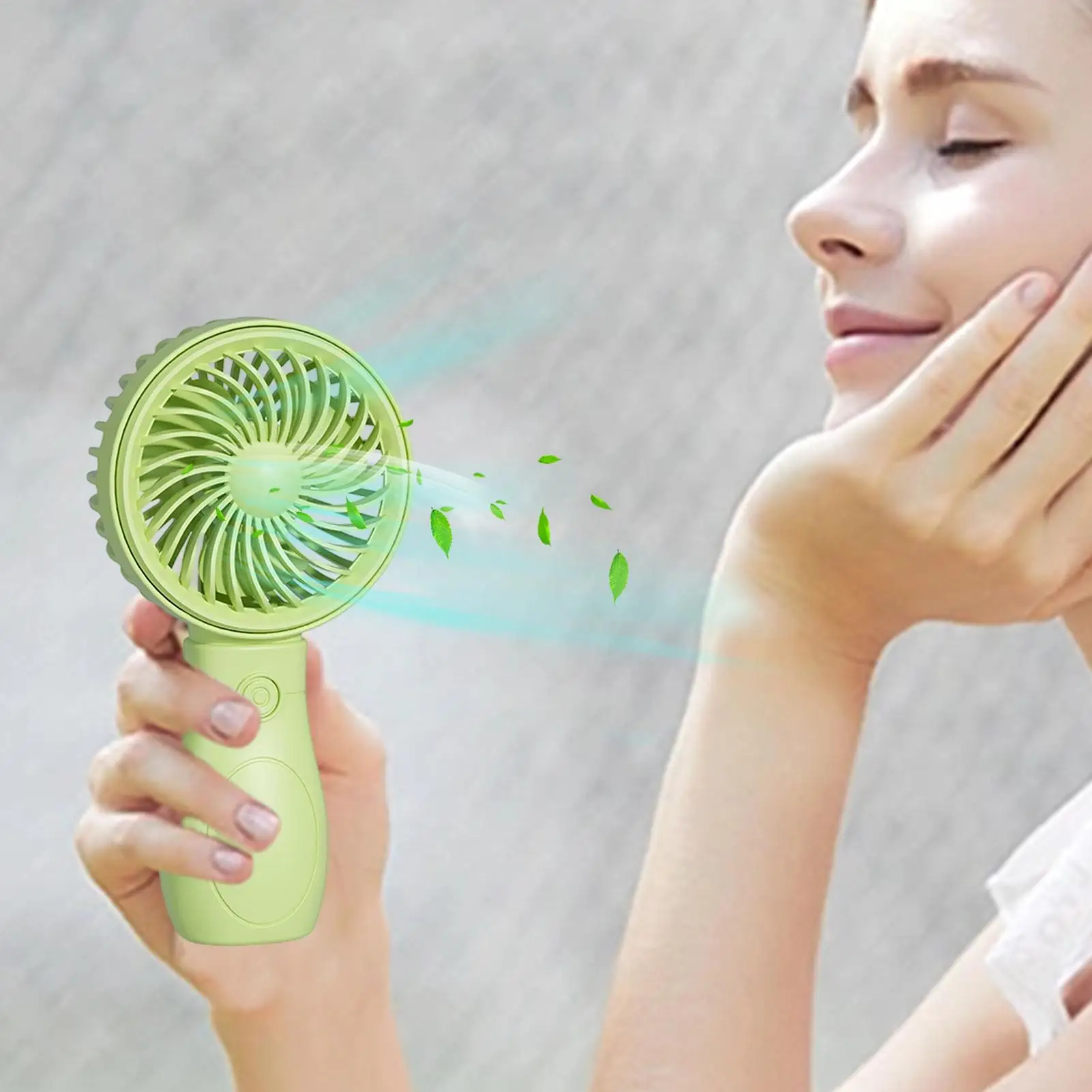 Mini Fan Portable Handheld Fan USB Rechargeable Mini Fan  3-Speed Adjustment  For Travel Outdoor Office Home cooling fan