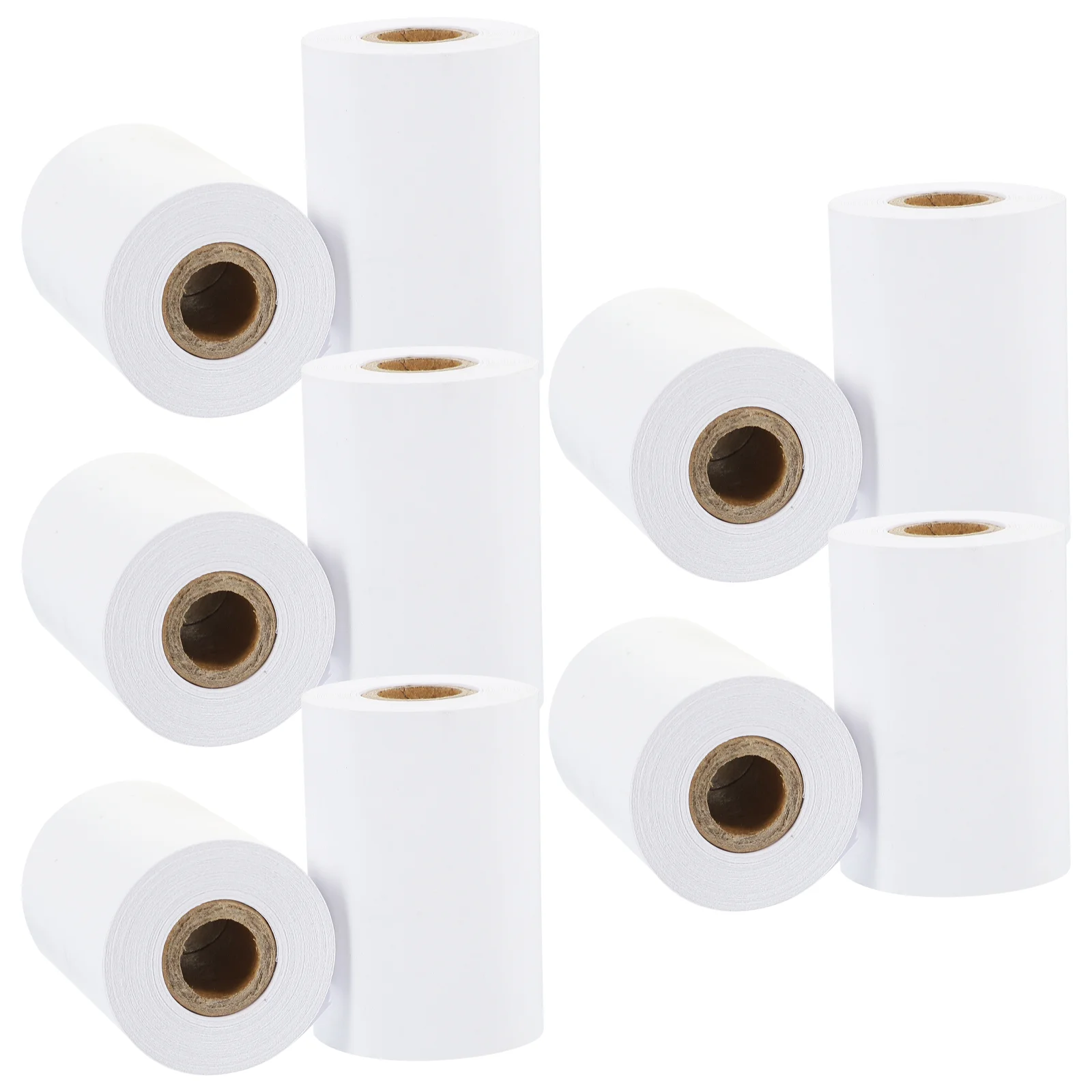  10 Rolls Thermal Paper Receipt Printing Multifunction Credit Card Machine White