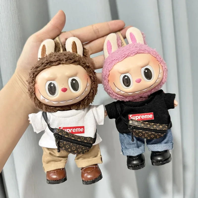 

[Clothes only] First and second generation Labubu clothes pendant Labubu sitting party baby clothes supreme suit cute, birthday