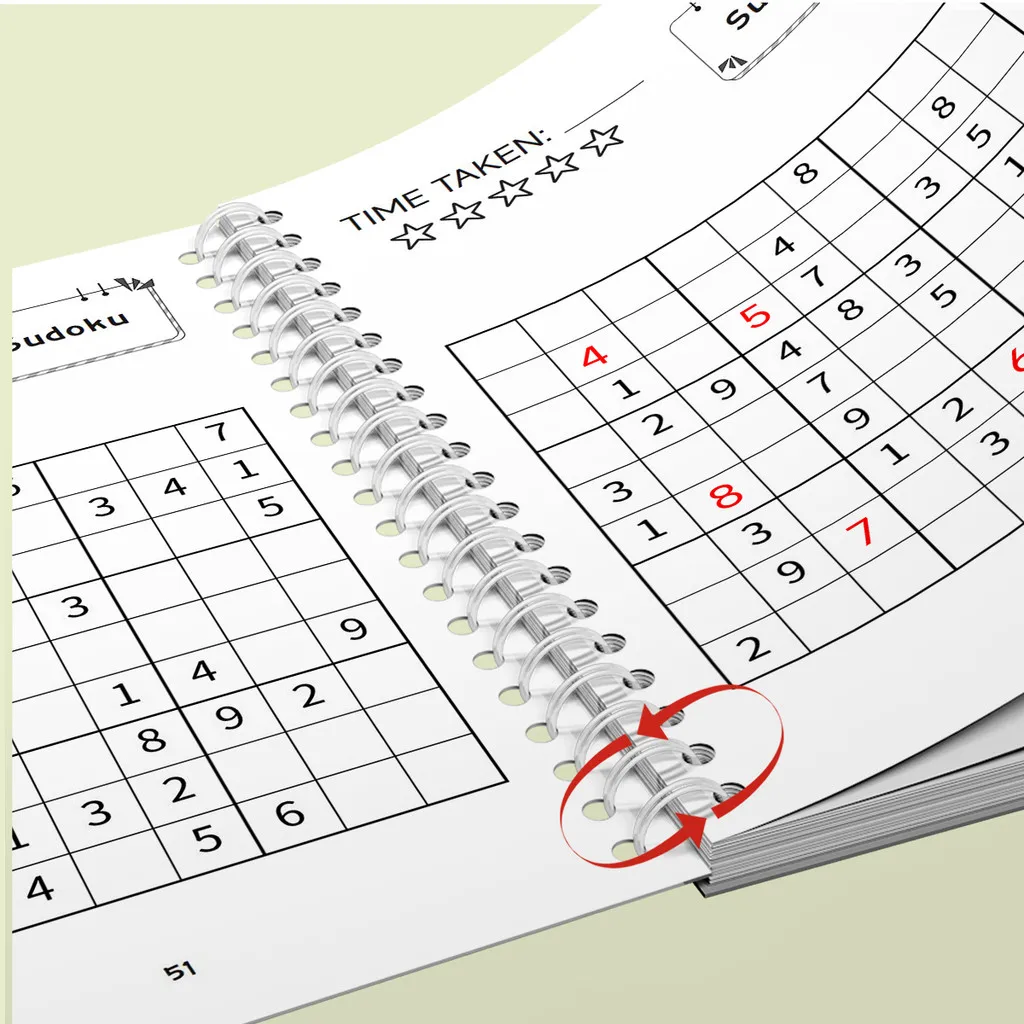 Kids Sudoku Puzzle Book Set, Brain Games for Smart Kids Ages 3-12+, Logic Training and Number Puzzle Activity Books view 5