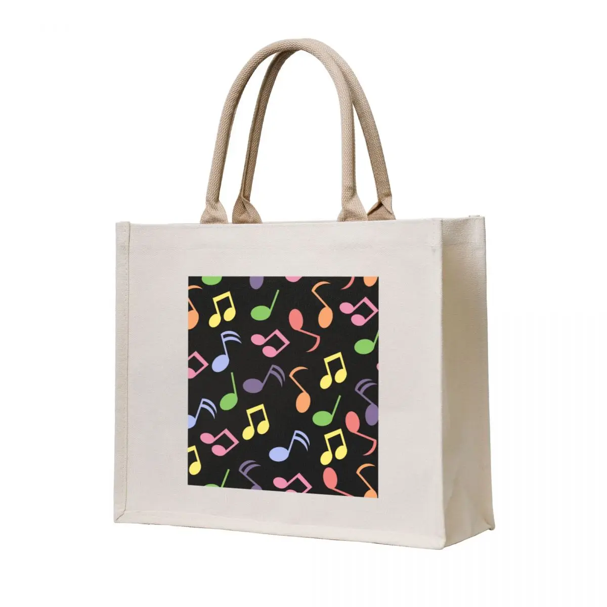 

music note pattern Tote Bag Shopper handbag shopper bag woman Beach bag Women's shopper