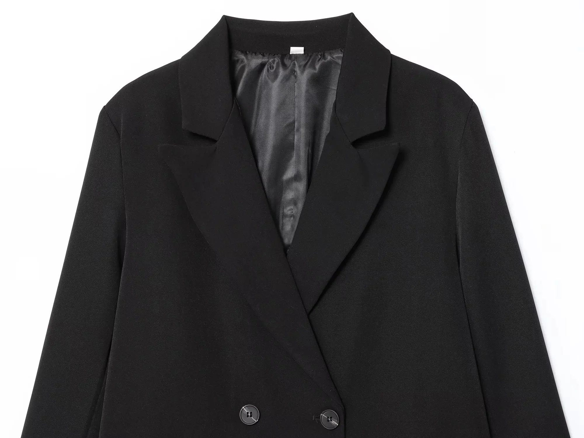 Kondala feminino minimalista marrom profundo solto blazer lapela com decote em v manga longa blazer 2025 outono nova moda commute mujer blazer