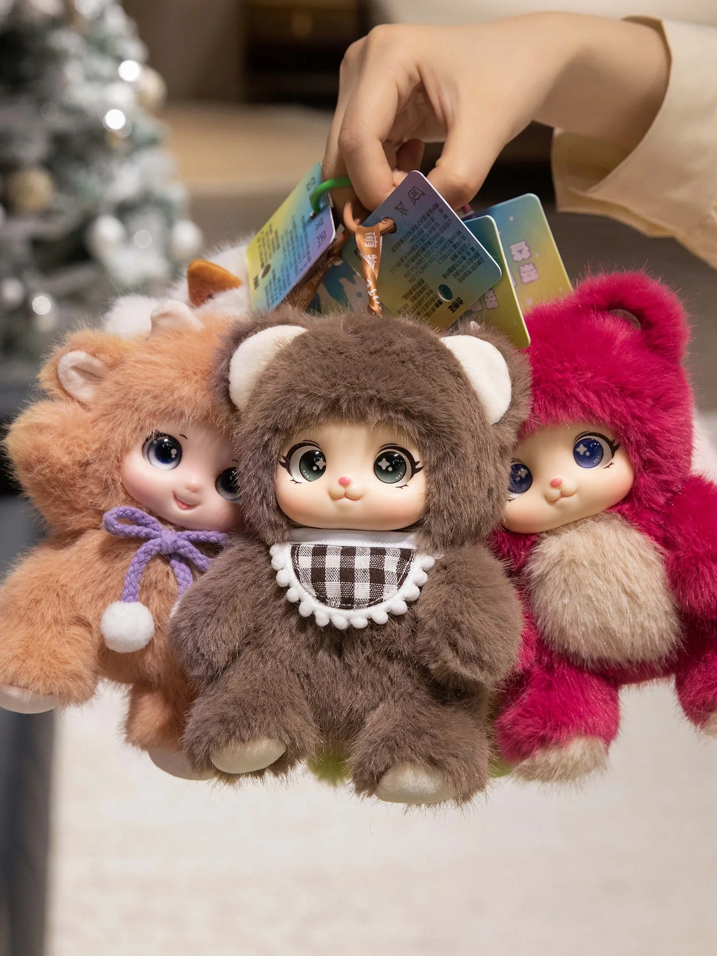 The Adorable PVC Blind Box Family Series Can Be Used As Bag Accessories Christmas Gift image 5