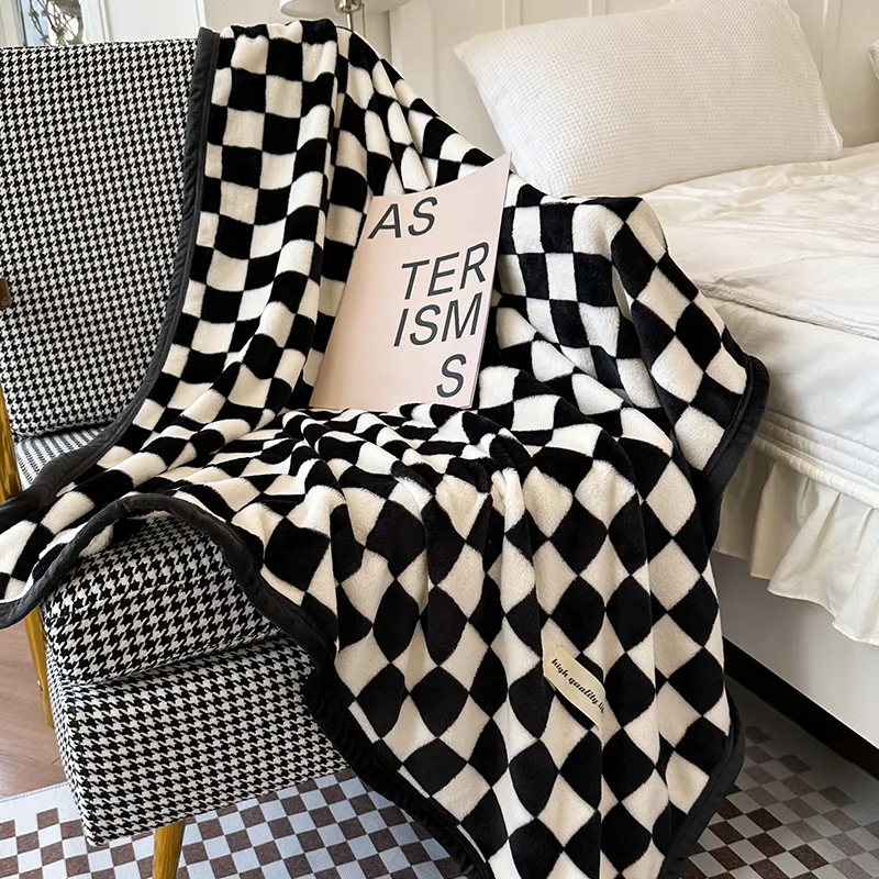 Blanket Office nap blanket ins wind summer air conditioning blanket sofa blanket coral velvet blanket cover blanket all seasons