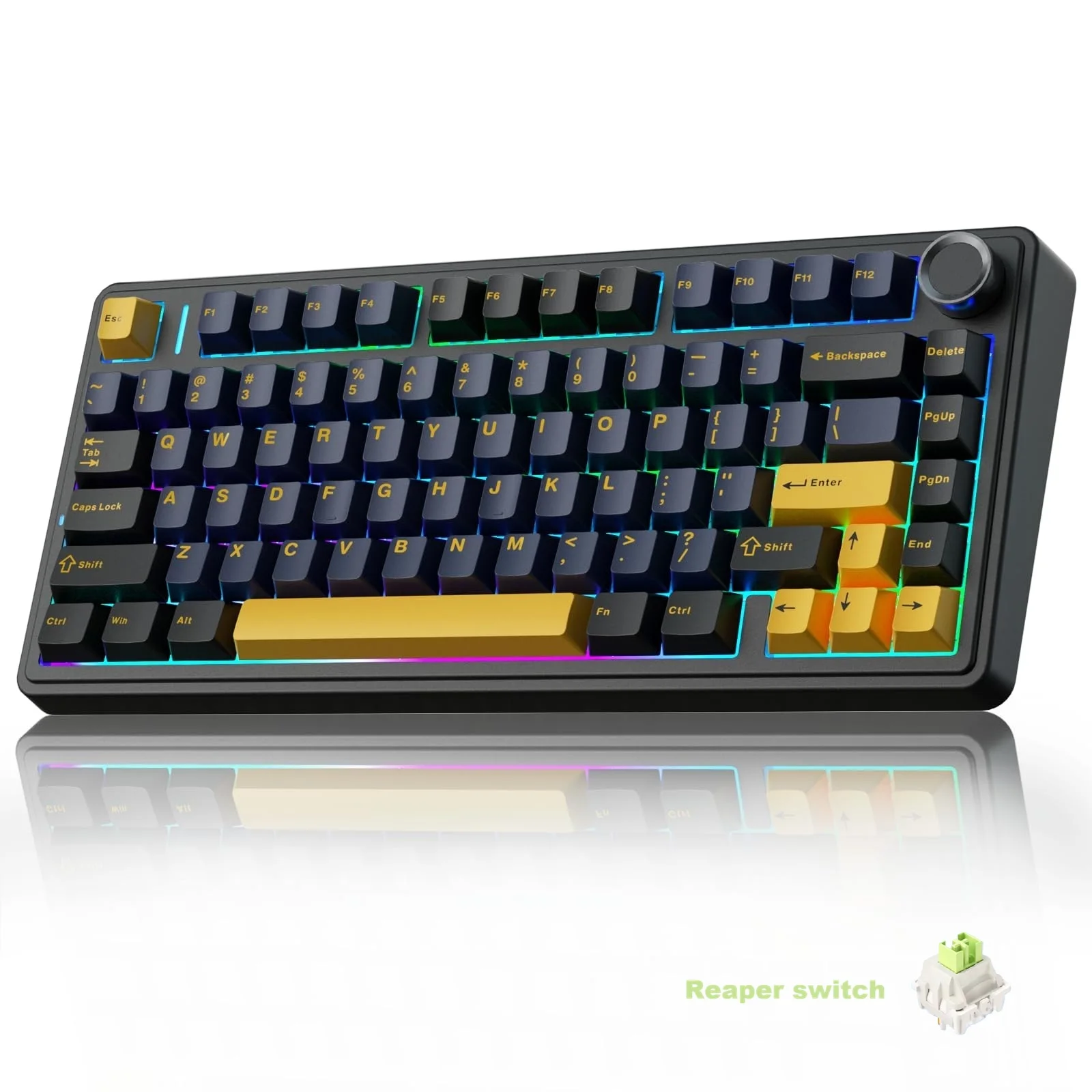 AULA F75 ゲーミングメカニカルキーボード カスタマイズ75%レイアウト