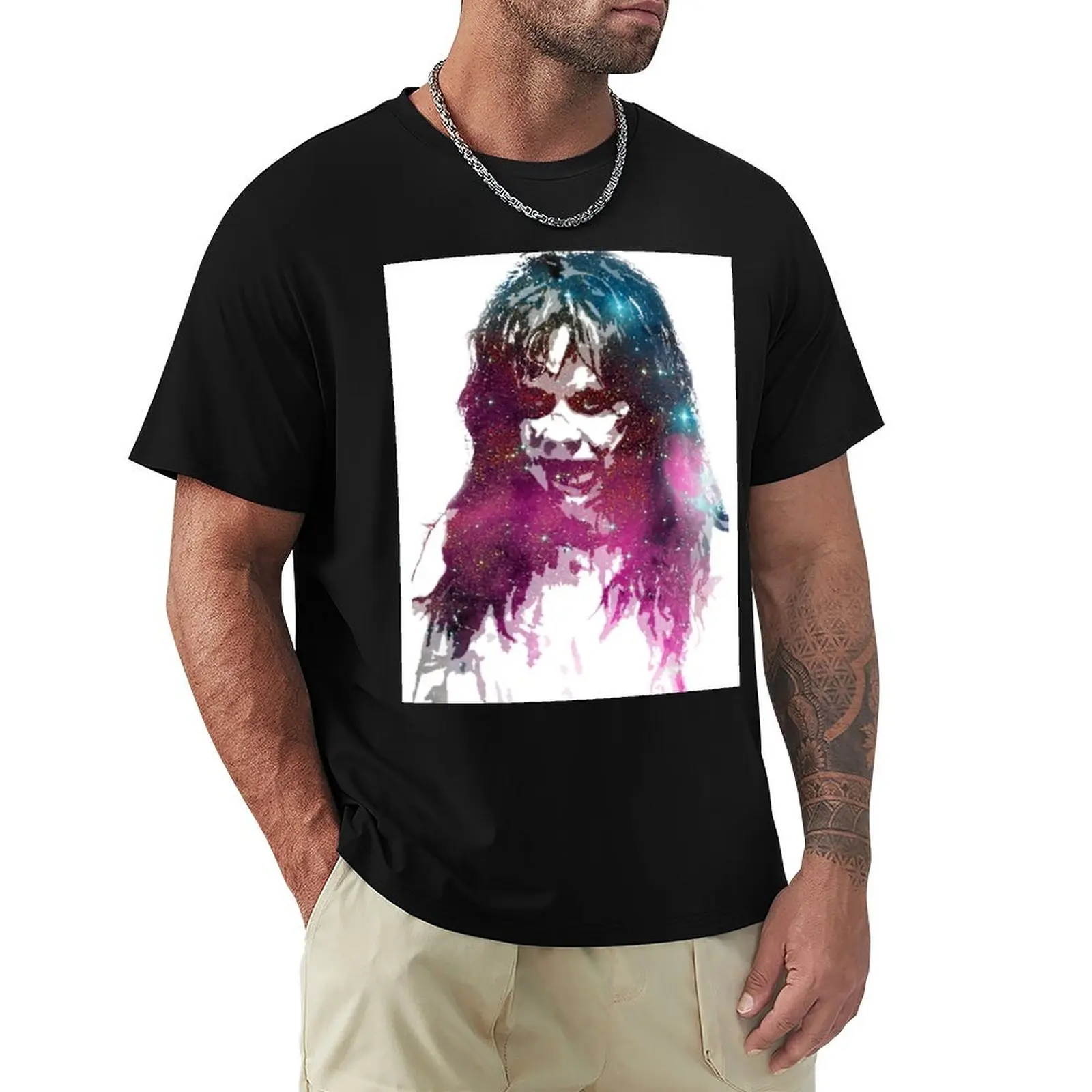 Camiseta The Exorcist Regan MacNeil Linda Blair com estampa simples