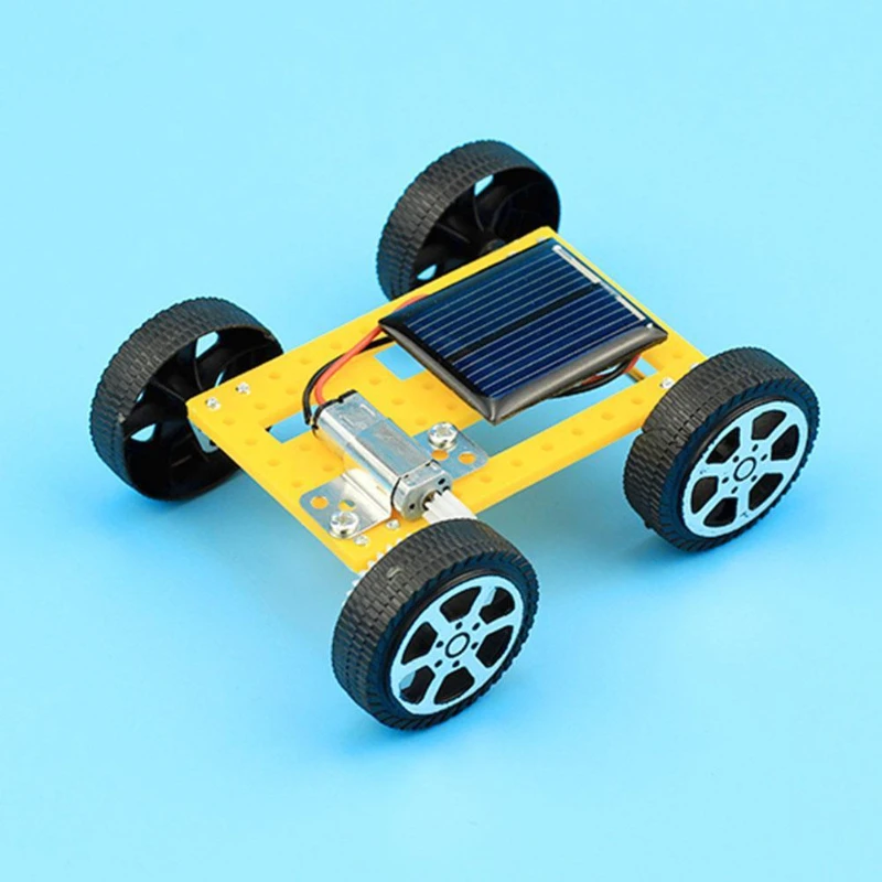 

1 Set Mini Solar Powered Toy Car ABS Kit Child Educational DIY Toys Funny Gadget Science Experiment Toys For Kids Gift