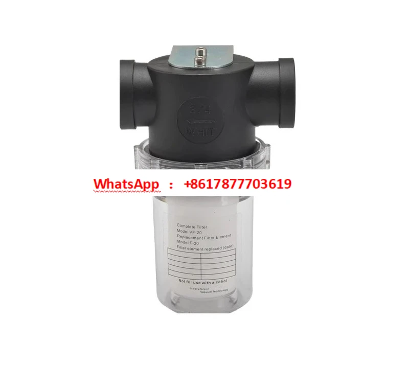 Dust vacuum pump filter large flow filter cup VF-10/15/20/25/40 negative pressure separable filter element