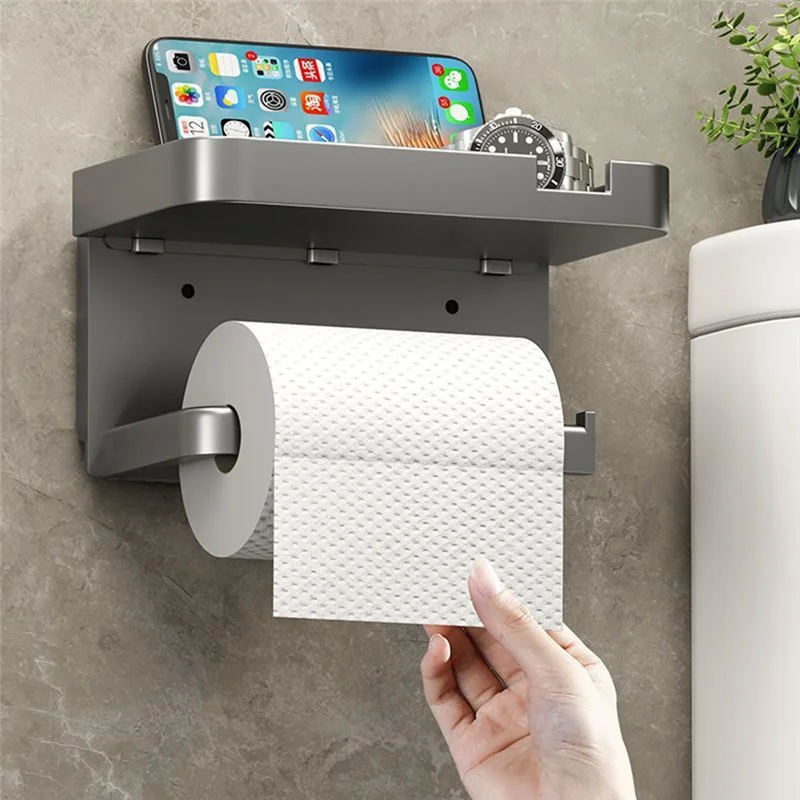 Porta fazzoletti ABCL Accessori da bagno a parete Porta cellulare Porta carta igienica Porta fazzoletti.