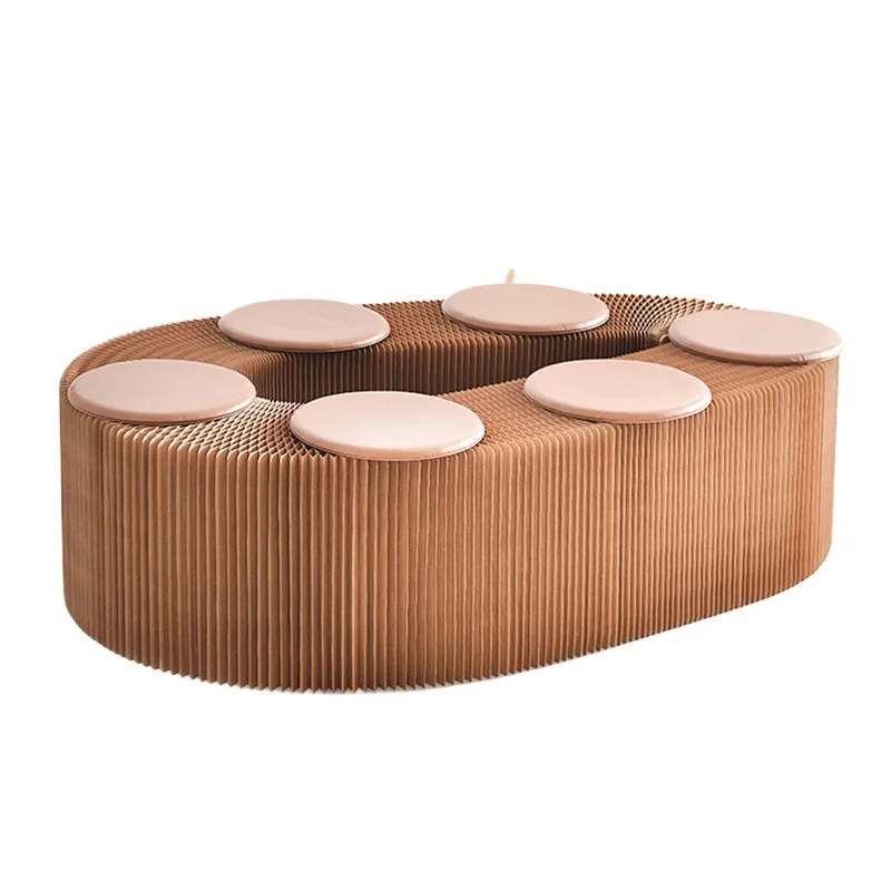 

Creative folding stool household space saving portable telescopic bench Nordic simple furniture