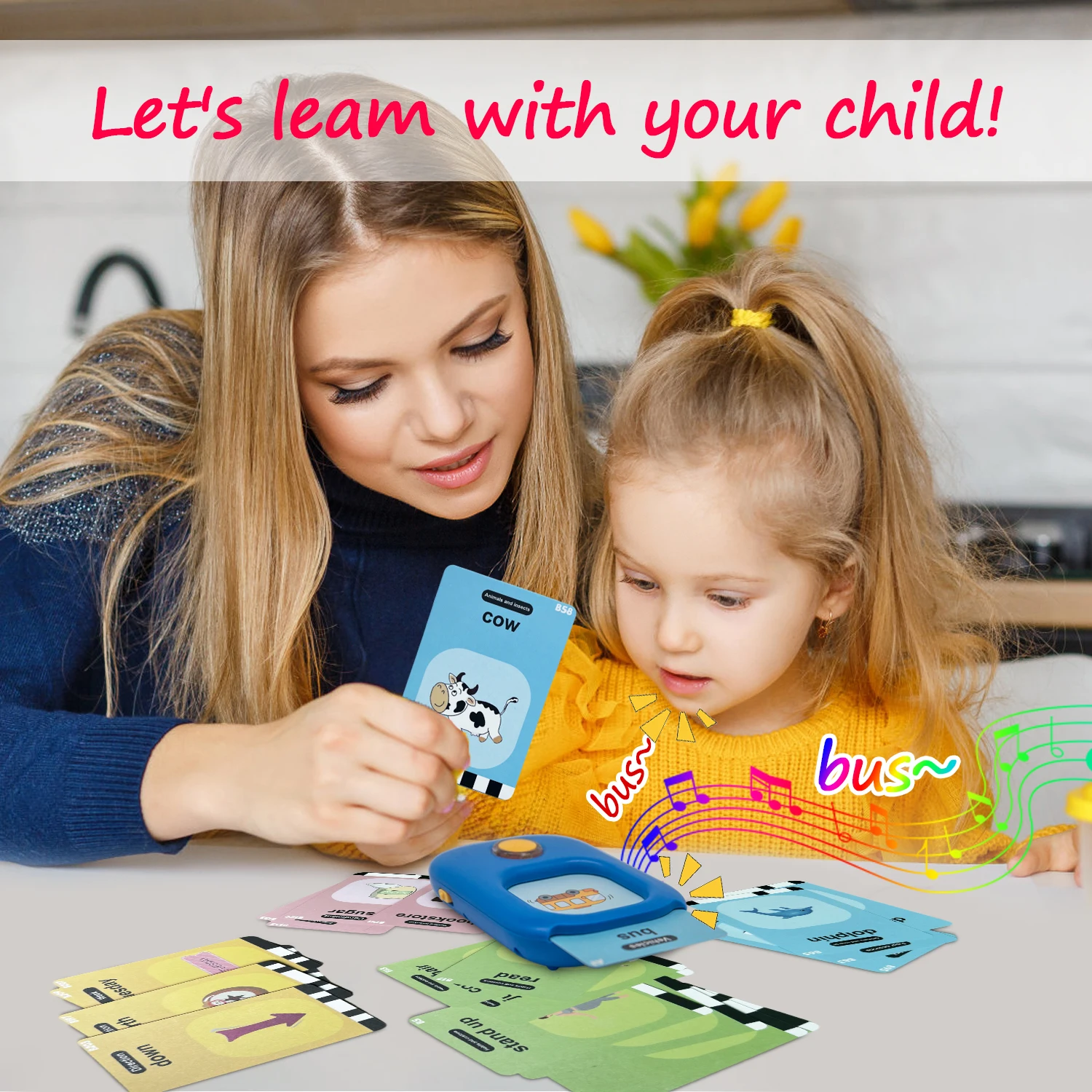 Yeni yürümeye başlayan çocukla - Kids Education Words incelemesi ve fiyatı