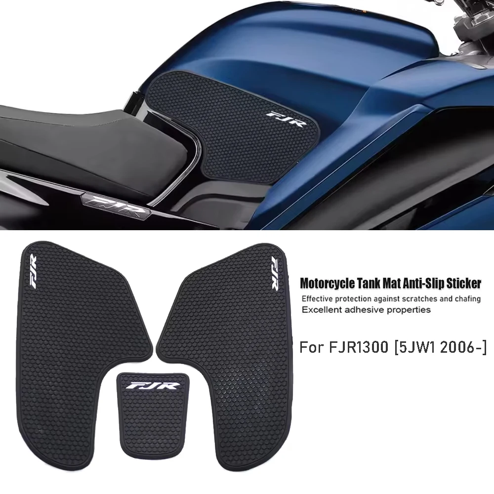 For fjr1300  FJR1300 [5JW1 2006-] Motorcycle Waterproof Pad Rubber Sticker Non-slip Side Fuel Tank Stickers