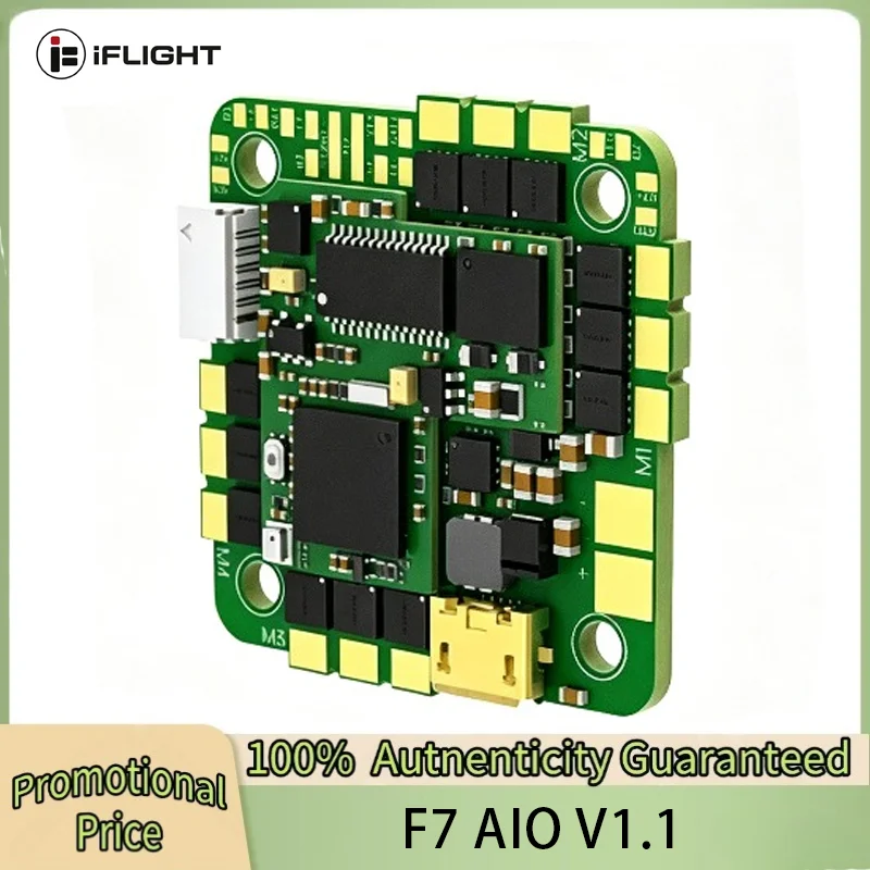 IFlight BLITZ Whoop F7 2-6S 55A AIO V1.1 DJI O3 보드 플라이트 컨트롤러/ESC (25.5*25.5mm 마운팅 패턴 포함) FPV 드론용