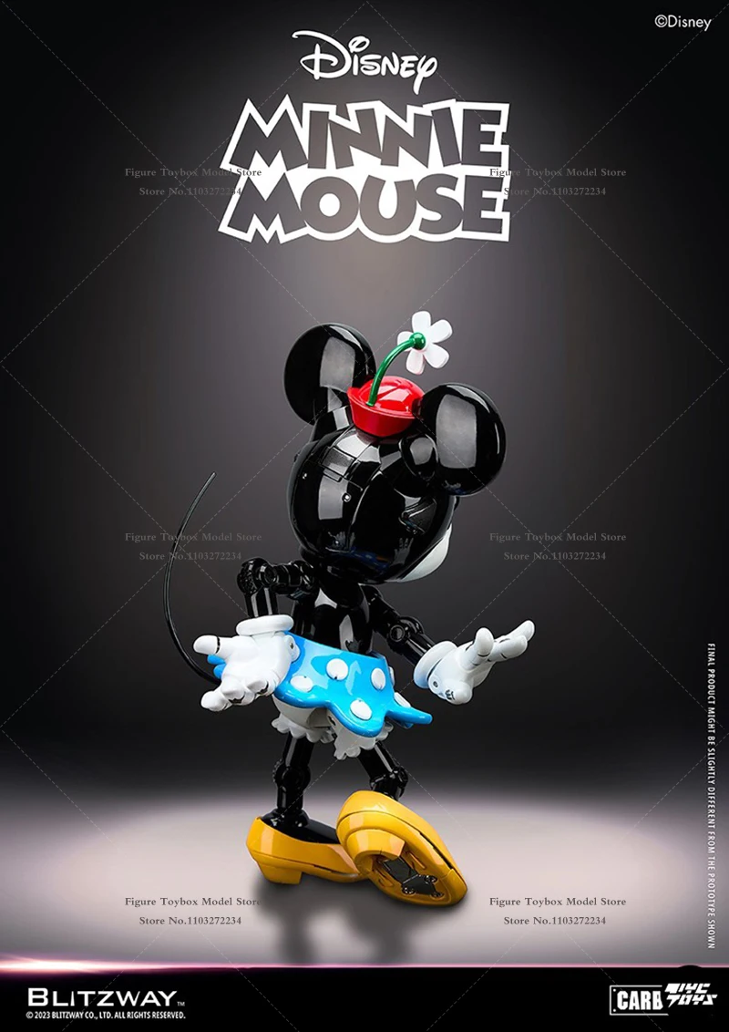 BLITZWAY BW-CA-10505 18,2 cm Minnie Mouse figura de acción móvil de dibujos animados niños modelo de cumpleaños el mejor regalo colección Juguetes