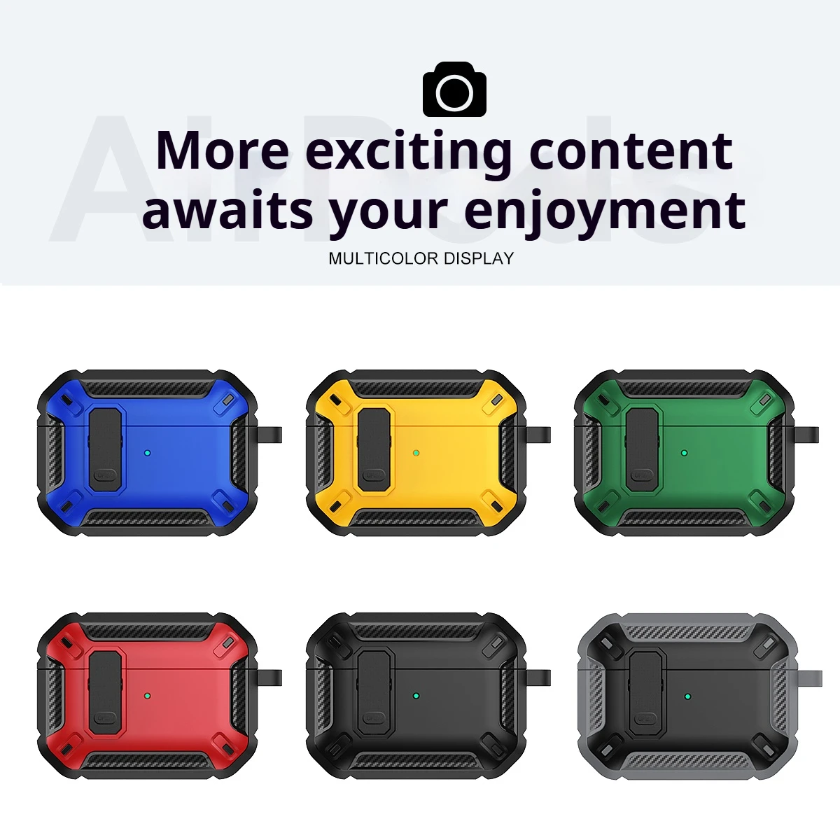 Luxury Switch Earphone Case For Airpods Pro 3 Generation Case Shockproof Cover For Apple AirPods Pro3 Cases Accessories Keychain