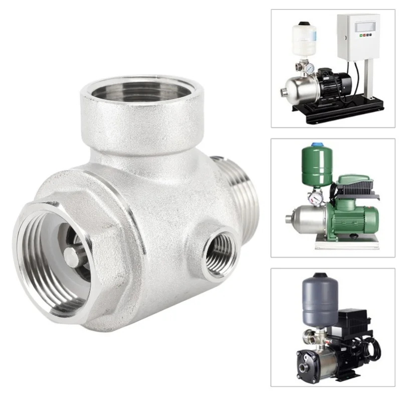 

Обратный клапан Латунный подпружиненный внутренняя и наружная резьба 5-ходовой обратный предохранительный обратный клапан DN25