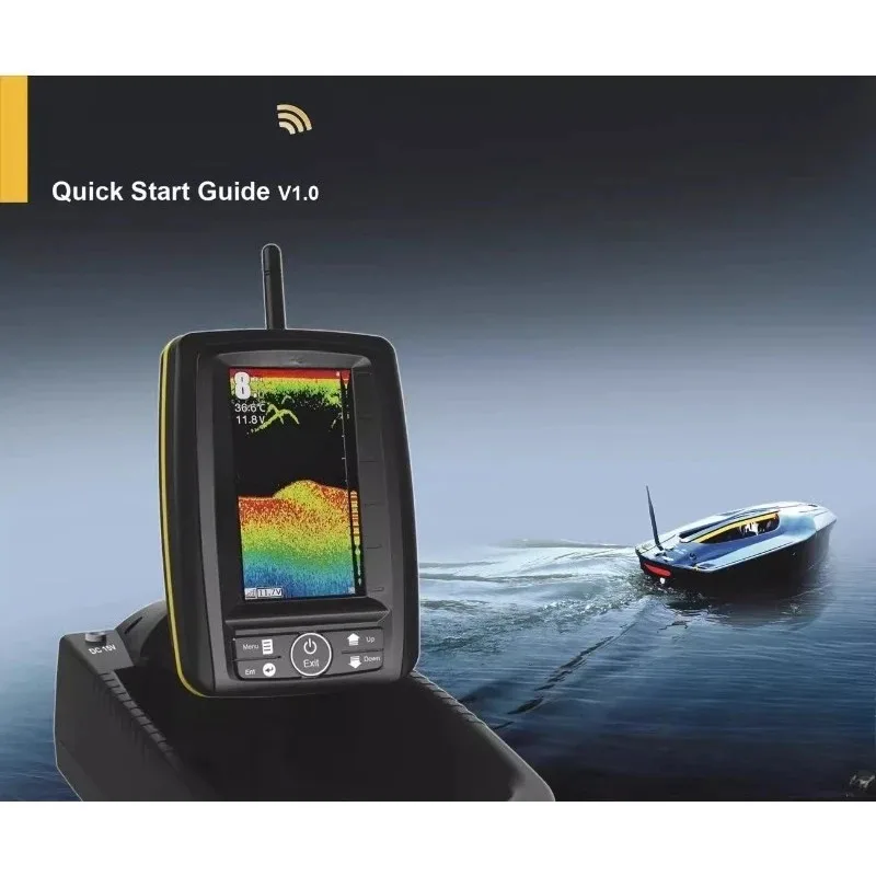 

Wireless Sonar Fish Detector TF520 Distance 300 Meters
