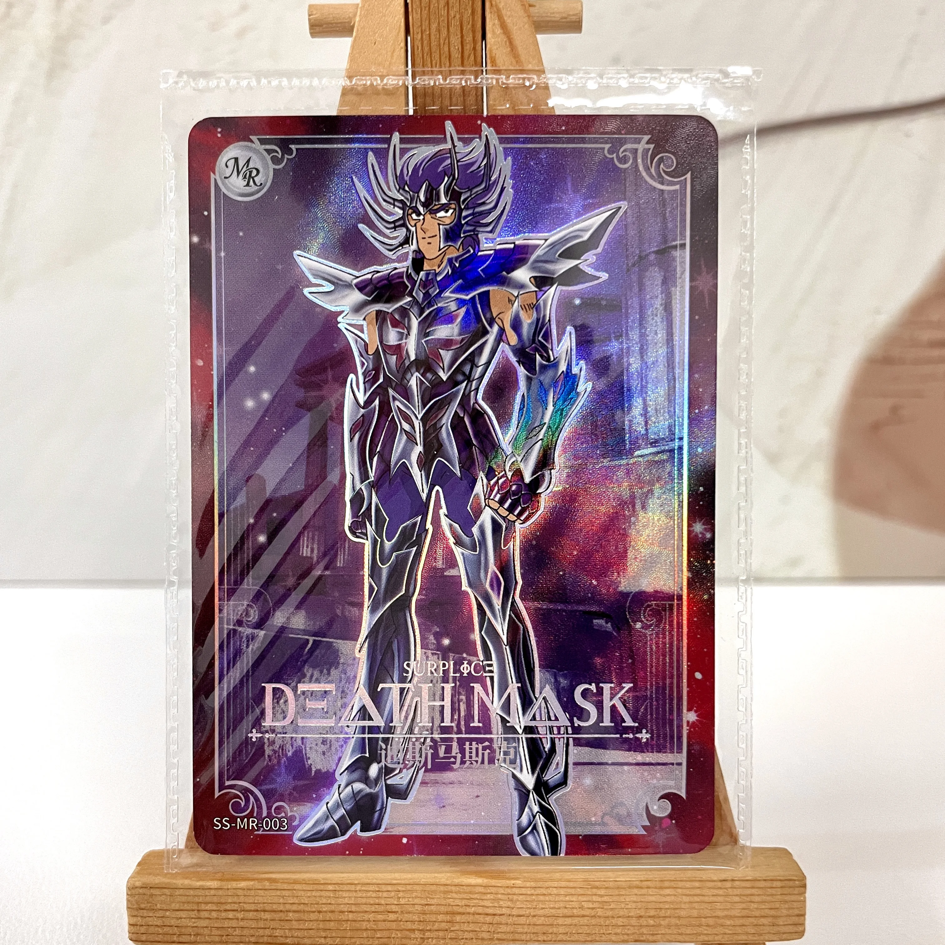 KAYOU Original Saint Seiya MR QR Single Card Rare Japanese Anime Collection Card Kids Toys Athena Pegasus Poseidon Kids Toy Gift