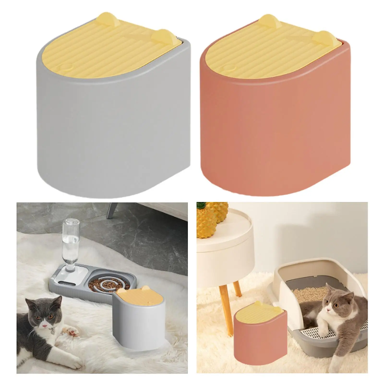 Mini papelera para arena de gatos – Encimera compacto - imagen 4