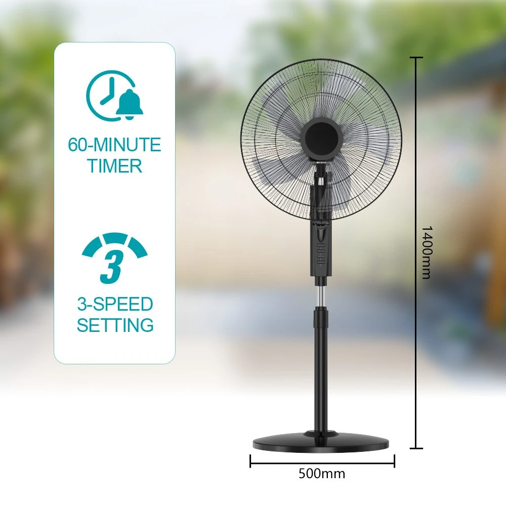 18 inch household 55W shaking head portable floor electric fan