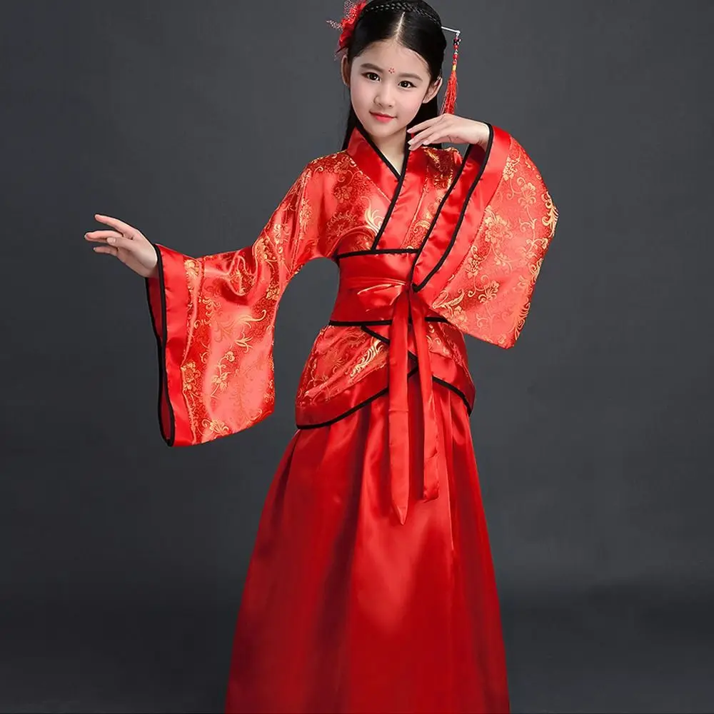 

New Year Clothing Chinese Folk Dance Costume Traditional Classical Ancient Dress Red Dress Carnival Clothing Skirt Party