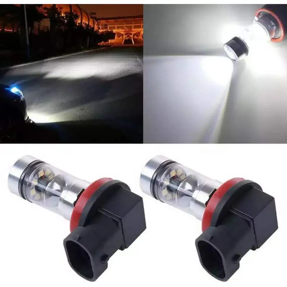 2pcs LED Fog Light Bulbs Fit for many car makes and models DC 12V Car LED Light Bulbs