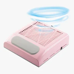 Professional Powerful Nail Duster Exhaust Fan for Nail Art Vacuum Collector Gel Nail Duster for Nail Art Salon Equipment