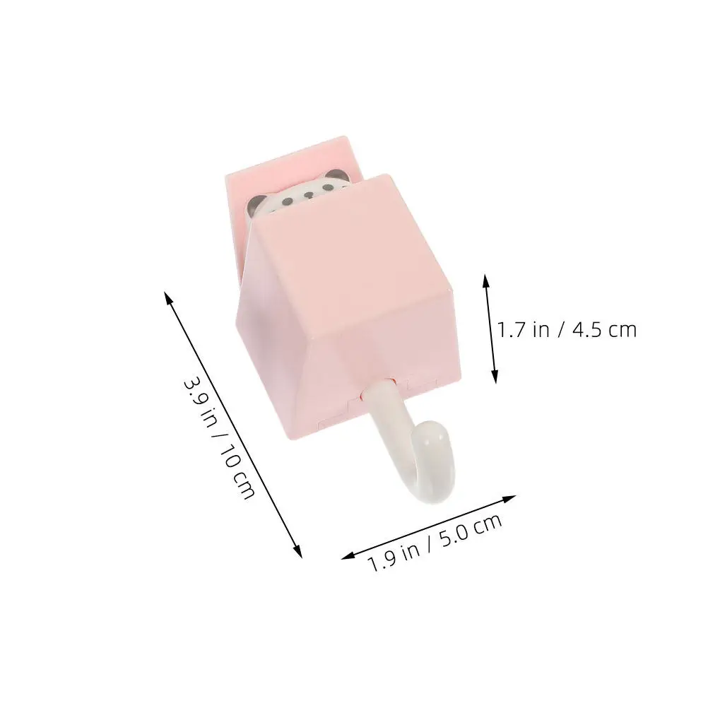 4Pcs Cat Adhesive Hooks Cute Cartoon Sticky Wall Hooks Coat Hat Towel Key Bag Holder for Bedroom Bathroom Kitchen Office