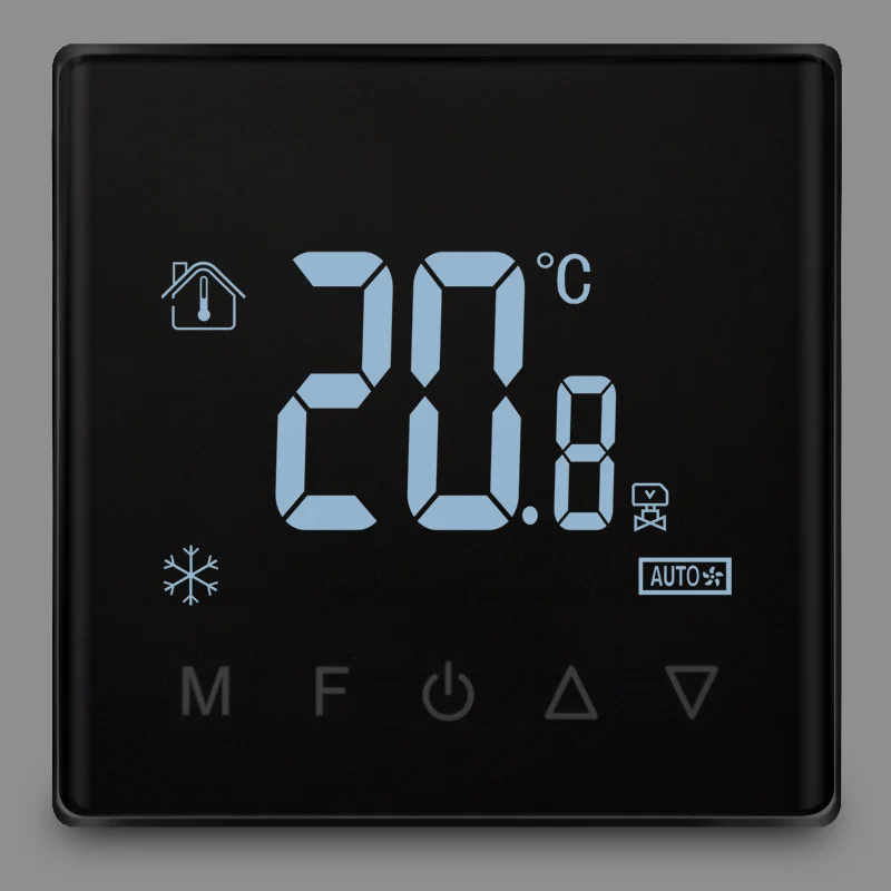 Smart Tuya Zigbee/Wi-Fi Air Conditioner Thermostat Fan Coil Control Panel Switch Smart Thermostat Tuya Smart Life APP Control