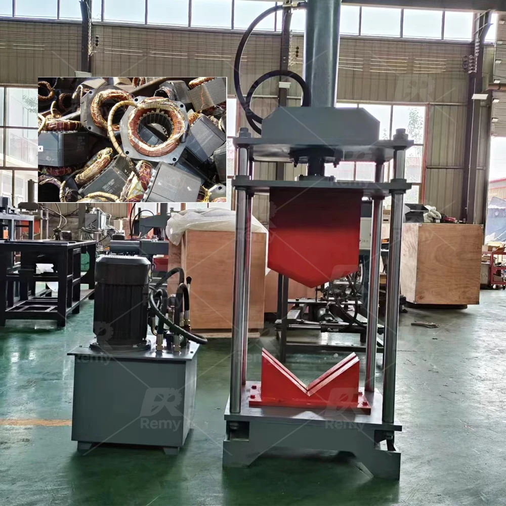 Long Service Life Scrap Electric Motor Stator Recycling Cutting Machine Price