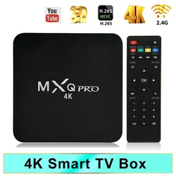 Dispositivo de TV inteligente, decodificador con Android 10, versión Global, MXQ-PRO, 4K, HDR10, 2024 GWIFI, Netflix, reproductor multimedia de Streaming, 2,4