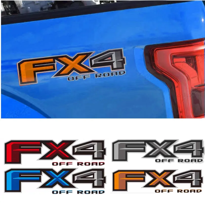 

3D FX4 Off Road Decal Replacement Sticker F150 Bedside 4x4 Truck Decal Vinyl Super Duty F150 F250 F350 F450