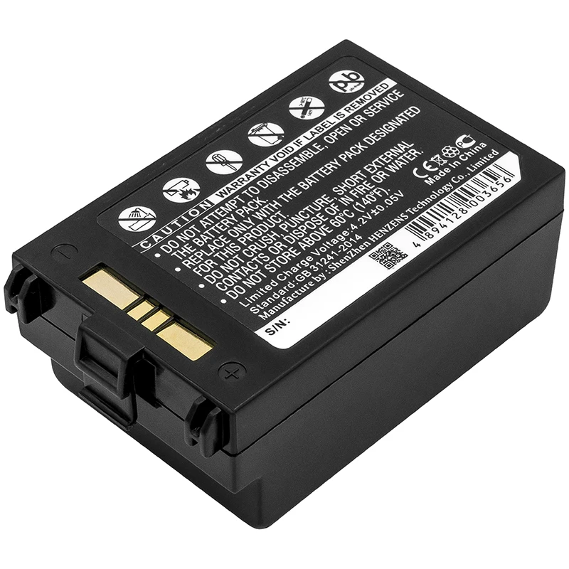 Compatible Battery for Symbol 82-71364-01,BTRY-MC70EAB02,82-71363-02,BTRY-MC70EAB00,82-71364-06,82-71364-03,BTRY-MC7XEAB00 3.7V